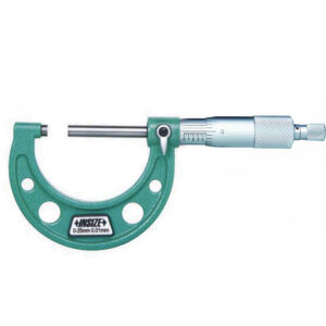 INSIZE 3209 Outside Micrometer Long Spindle (DIN 863, Graduation: 0.01mm) Range; ±Ø25mm -  Ø100mm