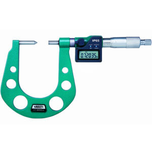 INSIZE 3588 Digital Disk Brake Micrometer (Data Output, Grad: 0.001mm) IP65, Range; 7.6mm - ≤50mm