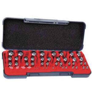 4168-S25 Gage Ball Steel, (25 pairs) Ø1 -25mm