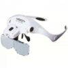 INSIZE 7523-3D5 LED Glasses Magnifier Range; 1x-3.5x