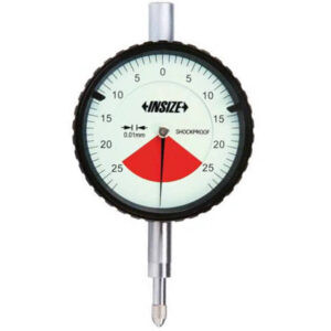 2316 One Revolution DIN878 Dial Test Indicator (Read: 25-0-25 / 50-0-50) Accuracy 9μm, Range: 0.5mm - 1mm