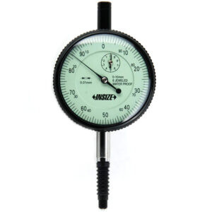 INSIZE 2324-10F Dial Indicator METRIC Water-resistant IP54 DIN 878 (Resolution 0.01mm) Accuracy 17μm, Range: 10mm