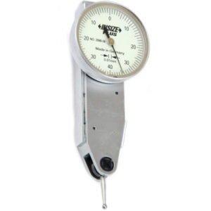 INSIZE Dial Gauge Lever Side Type 2898-08, DIN2270, 0-40-0 (Grad 0.01mm) Accuracy 13μm, Range: 0.8mm