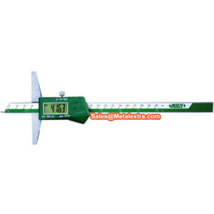 INSIZE 1143-200A Digital Point Depth Caliper (DIN862, Res; 0.01, Cable Output) Accuracy; ±0.03mm, Range; ≤Ø200mm