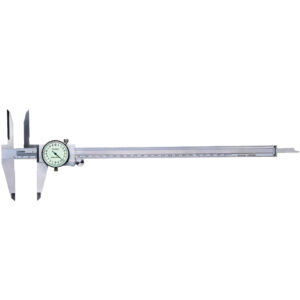 INSIZE 1338 Dial Caliper With Long Upper Jaw (Shockproof, Grad; 0.02mm) Range; Ø150mm - Ø300mm