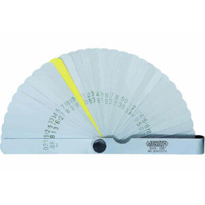 INSIZE 4608-31 INCH Feeler Gauge (Swivel Leaf Type, Alloy steel/Brass) Range: 0.0015 Inch - 0.035 Inch