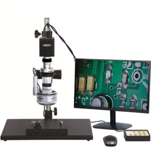 INSIZE 5301-D400 Digital Microscope 3D Motorised 360° Rotation (Zoom 15X - 100X; 1920x1080) 1/2.8" Inch CMOS, USB, HDMI, LCD 13,3 Inch