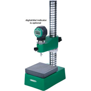 INSIZE 6877-300 Dial Test Indicator Stand with Grid Anvil (Heavy-Duty, Stem; Ø28mm) Range; 100-300mm, Vertical; 505mm, flatness; ±1µm