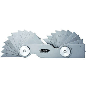INSIZE 4806-20 Angle Gauge Set (Angle Fillet Gauge) Accuracy; ±30', Range;  1° - 45°