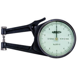 INSIZE 2870-10 Dial Thickness Gauge Hard Plastic (Graduation; 0,1mm, Accuracy; ±0.1mm) Range; ≤⌀10mm