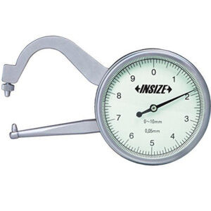 INSIZE Dial Thickness Gauge 2862-101, Resolution 0.05mm, Accuracy; ±0.1mm, Range; 10mm