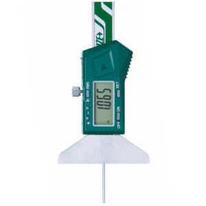 INSIZE Digital Depth Gauge 1140 (Flat Base, Anvil Round Bar Ø1.6mm) Accuracy; ±20µm, Range; 25mm - 50mm