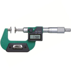 INSIZE 3594 Digital Micrometer Non-Rotating Spindle Disk (Data out, Graduation: 0.001mm) Accuracy; ±4μm, Range; ≤25mm - ≤100mm