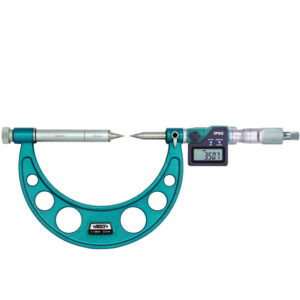 INSIZE 3597 Digital Gear Root Diameter Micrometer (Data output, Graduation: 0.01mm) DIN 863-3, Waterproof IP 65, Range; Ø5mm -  Ø900mm