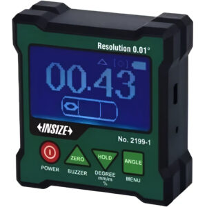 INSIZE 2199-1 Digital Level Dual Axis & Gyro Angle Meter (Rechargeable USB + Buzzer Indicator) Range; 0-360°