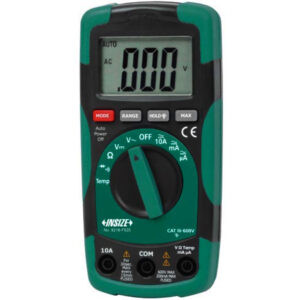 INSIZE 9216-F520 Digital Multimeter (Resolution; 0.1µA/0.1mV/1mV/10mV/0.1V) Category CAT III-600 V, AC Range; 200µA - 40A