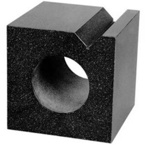 INSIZE 4142-200 Granite Square V-Groove, Range; 200mm x 200 x 200mm, Shaft; ⌀9 - 70mm