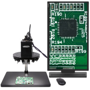 INSIZE 5320-AF410 Measuring Microscope 4K Larger View field (8Mpx, HDMI, USB, Res; 3840x2160) Digital Magnification; 2.4X~43.7X