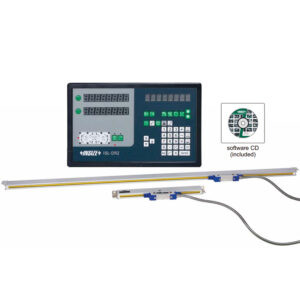 INSIZE ISL-SET1 Digital Readout Linear Scales 2-Axis For Lathe (DRO + TTL Signal, Res; 1μm) Accuracy; ±50µm, Range: 200mm X-Axis - 1000mm Y-Axis