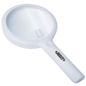 INSIZE 7529-24 LED Magnifier (20 LED Ring light, Rechargeable Type-C) Resin Lens Ø100mm, Magnify Range; 2x/4x