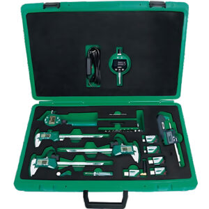 INSIZE 5017 Measuring Tool Data Set (Caliper, Micrometer, Dial test, Bore Gauge, Receiver set)