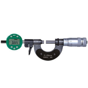 INSIZE 3346 Micrometer with Interchangeable Test Indicator, Graduation: 5µm, Range; Ø25mm -  Ø300mm