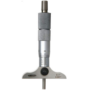 INSIZE 3241 Micrometer Screw Depth Gauge (DIN863-2, Graduation: 0.01mm) Range; Ø25mm - Ø300mm