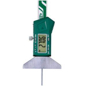 INSIZE Mini Depth Gauge 1140 (Flat Base, Anvil Round Bar Ø1.6mm) Accuracy; ±20µm, Range; ≤25mm - ≤200mm