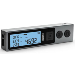 INSIZE 9565-E40 Mini Laser Distance Meter (Type-C, Bluetooth, Laser class II <1mW, Resolution; 0.001mm, 1/16”, 0.001ft) Range; 0.2meter - 40meter