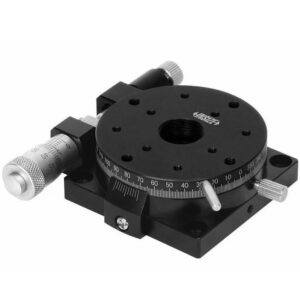 INSIZE 6583-60H Precision Swivel Stage (Screw micrometer grad; 0.01mm) 360°coarse, ±5°fine, Concentricity: 0.03mm, Size; Ø60mm