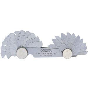 INSIZE 4820 Thread Pitch Gauge (Metric-Unified 60°/Imperial-Whitworth 55°) Accuracy; 0.03mm, Range; 0.25-7mm / 4-62 Thread Per Inch