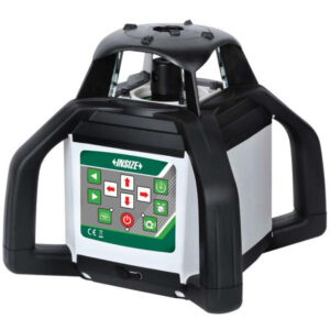 INSIZE GRL-L340 Rotary Line Laser Level Rechargeable (GREEN laser Ø2±1.5mm at 5m) IP65, Range; 50 Meter (Indoor), 300 Meter (Outdoor)