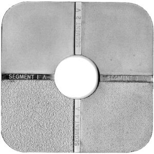 INSIZE ISR-CS017 Shot & Grit Blasting Surface Roughness Comparator (ISO 8503-1:2012) Roughness Range; 3.2µm - 25µm