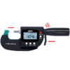 INSIZE 3359-25WL Snap Micrometer Rechargeable (WIFI Output, Resolution 0.001mm) Water Resist IP65, Accuracy; ±0.5μm, Range; ⌀25mm