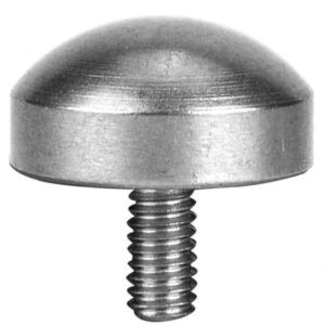 INSIZE 6282-0401 Spherical Point Anvil For Thickness & Test Indicator Gauge ⌀10mm (Steel, Thread; M2.5 x 0.45mm) Accuracy; ±0.005mm, Range; 5mm