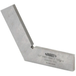 INSIZE 4706 Squares Angle 120° Stainless Steel Flat (DIN 875 Grade 2) Accuracy; ±33μm, Range; 50mm - 200mm