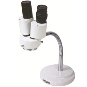 INSIZE 5305-ZS80 Stereo Microscope Long Working Distance (360° Revolving Goose Neck, view field; ⌀20mm) Magnification; 8x