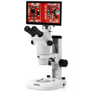 INSIZE ISM-ZS100T Stereo Microscope Trinocular Type (Viewing head 30°) Zoom Optical Magnification; 6X - 50X