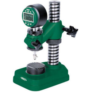 INSIZE 6845-100 Test Indicator Stand Serrated Anvil (Stem; Ø28mm) Range; 70-100mm, Vertical; 216mm, flatness; ±1µm