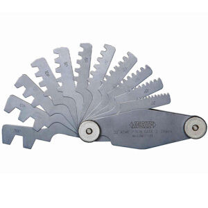 INSIZE 4824 Thread Pitch Gauge (Metric Tr 30°/Imperial ACME 29°) Accuracy; 0.03mm, Range; 2-20mm / 1-12 Thread Per Inch