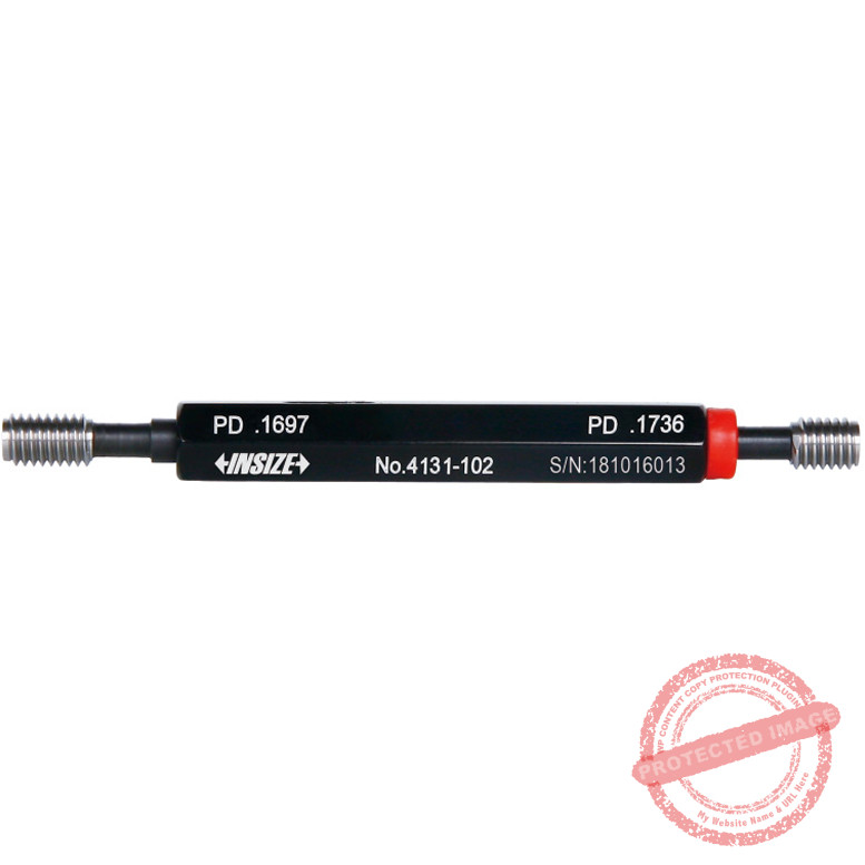 INSIZE 4131 Thread Plug GO/NOGO Gauge (ASME/ANSI B1.2 Standard, Class 2B/3B) Range; No. 0-80UNF - 4-16UN - Image 7