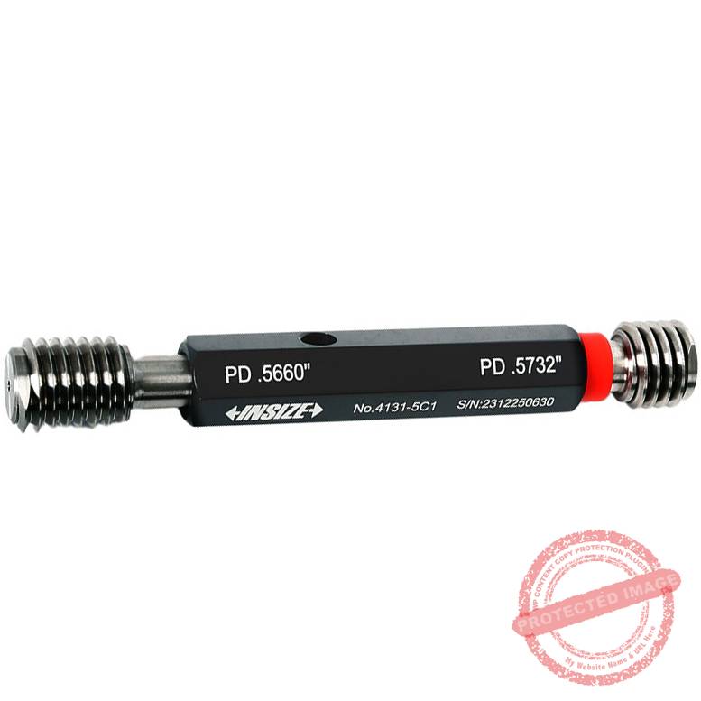 INSIZE 4131 Thread Plug GO/NOGO Gauge (ASME/ANSI B1.2 Standard, Class 2B/3B) Range; No. 0-80UNF - 4-16UN - Image 5