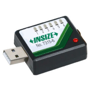INSIZE 7315-6 Android/PC Wireless Data Receiver Dongle (USB-Type A Port, Zigbee Wifi 15 meter radius) Max; 6 Gauges