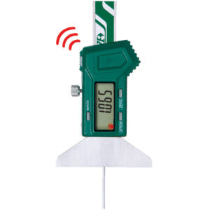 INSIZE Wireless Digital Depth Gauge 1140-25WL (Flat Base, Anvil Round Bar Ø1.6mm) Accuracy; ±20µm, Range; 25mm - 50mm